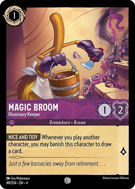 Magic Broom - Illuminary Keeper Frente