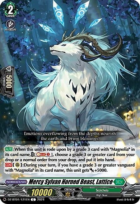 Mercy Sylvan Horned Beast, Lattice Frente