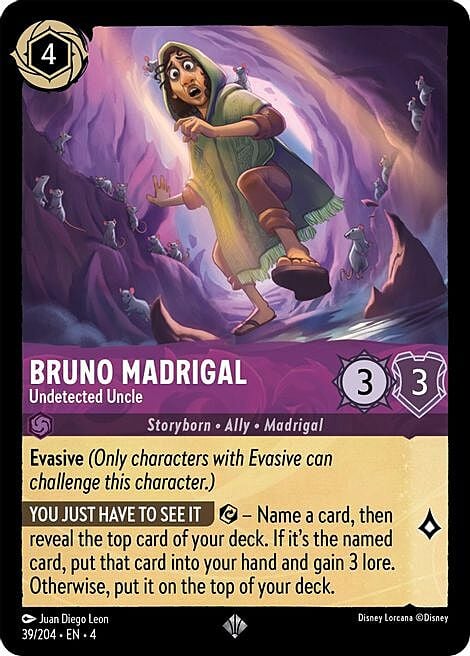 Bruno Madrigal - Undetected Uncle Card Front