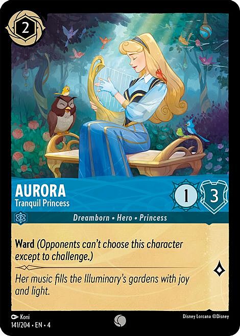 Aurora - Tranquil Princess Card Front