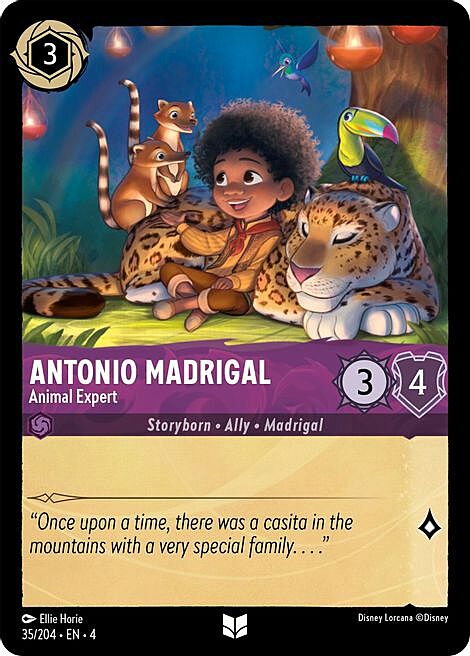 Antonio Madrigal - Esperto di Animali Card Front