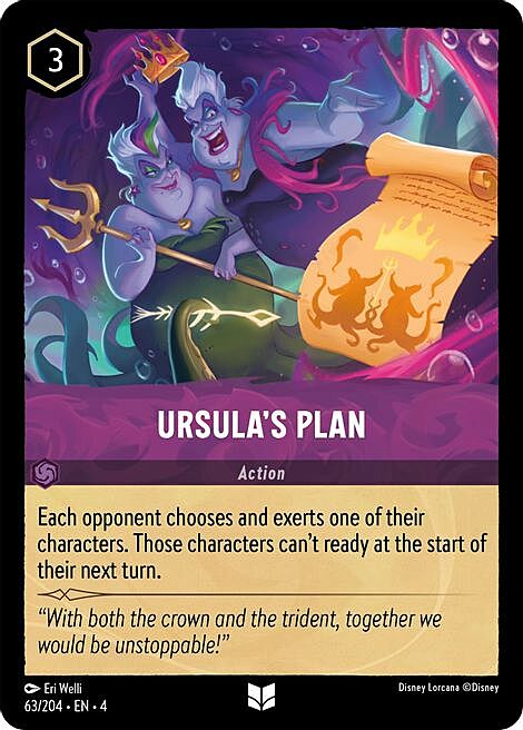 Ursula's Plan Card Front