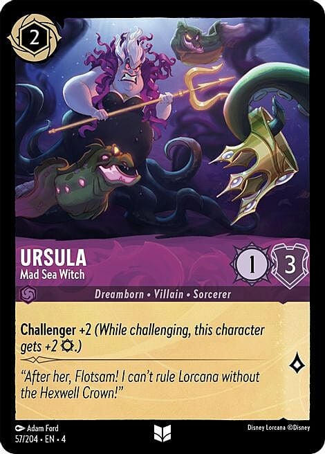 Ursula - Folle Strega del Mare Card Front