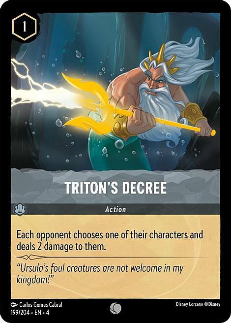 Triton's Decree Frente