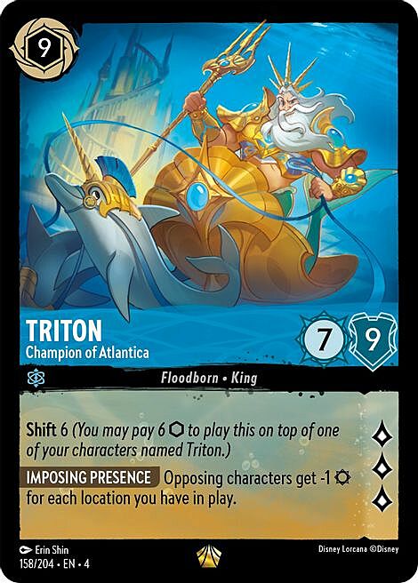 Triton - Champion of Atlantica Card Front