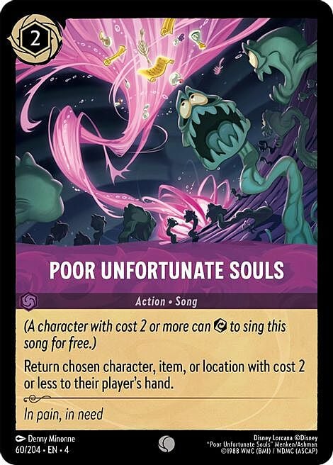 Poor Unfortunate Souls Card Front