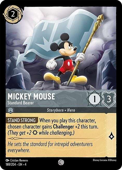 Mickey Mouse - Standard Bearer Card Front