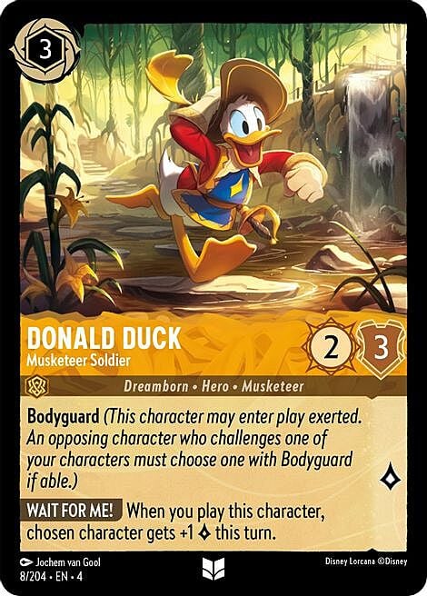 Donald Duck - Musketeer Soldier Card Front