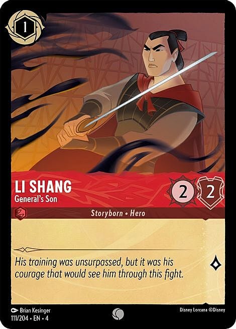 Li Shang - Figlio del Generale Card Front