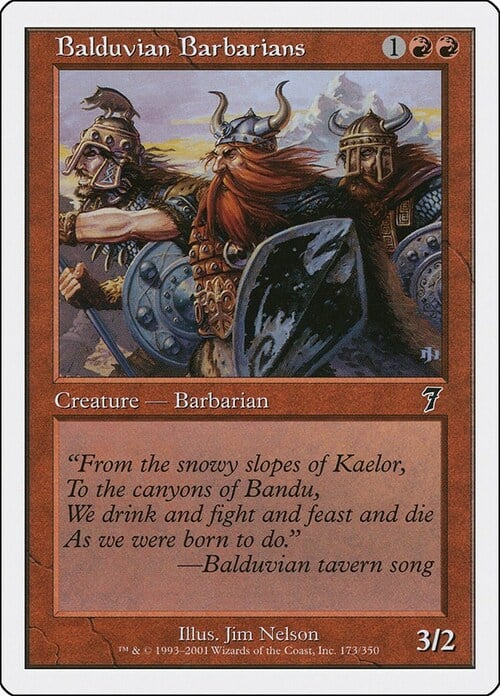 Barbari di Balduvia Card Front