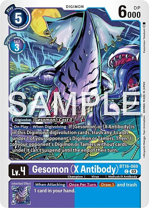 Gesomon Card Front