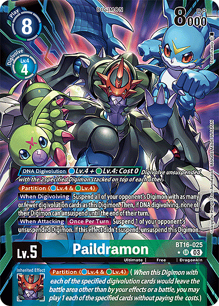 Paildramon Card Front