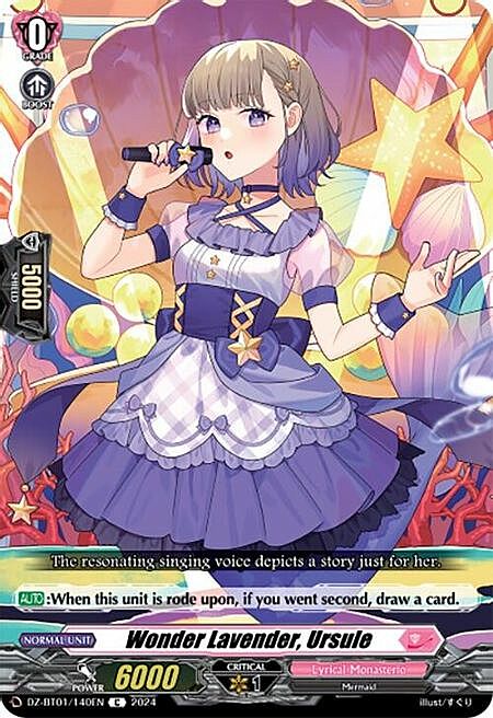 Wonder Lavender, Ursule Card Front