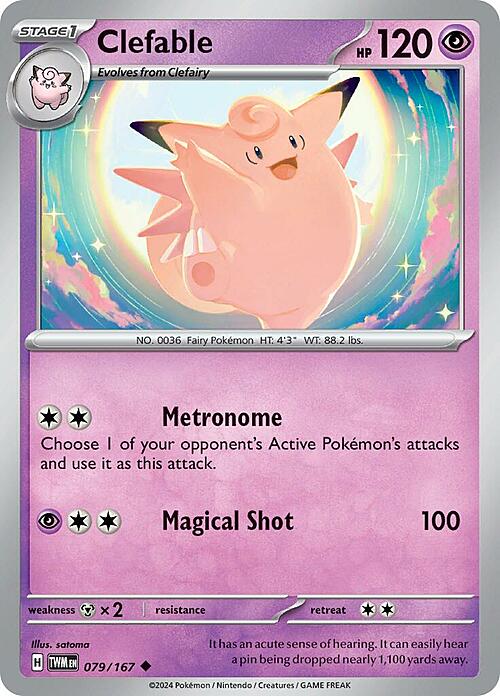 Clefable Frente