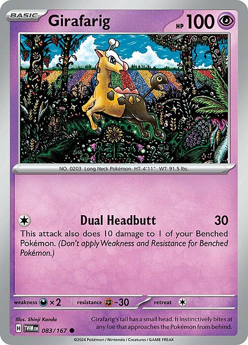 Girafarig Card Front