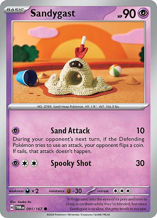 Sandygast Card Front