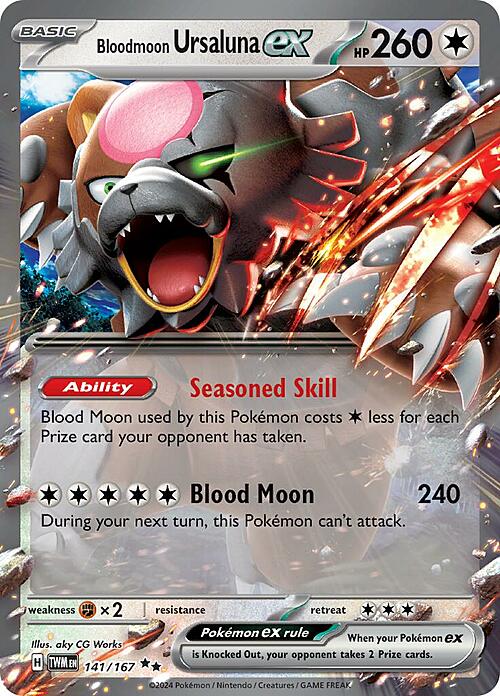 Bloodmoon Ursaluna ex Card Front