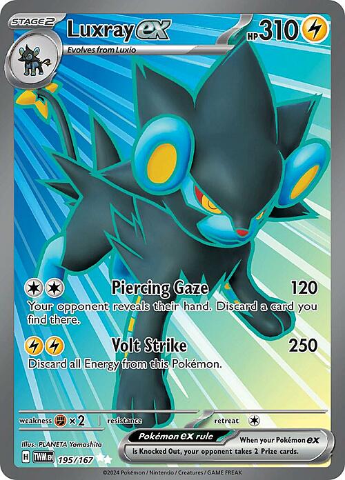 Luxray ex Card Front