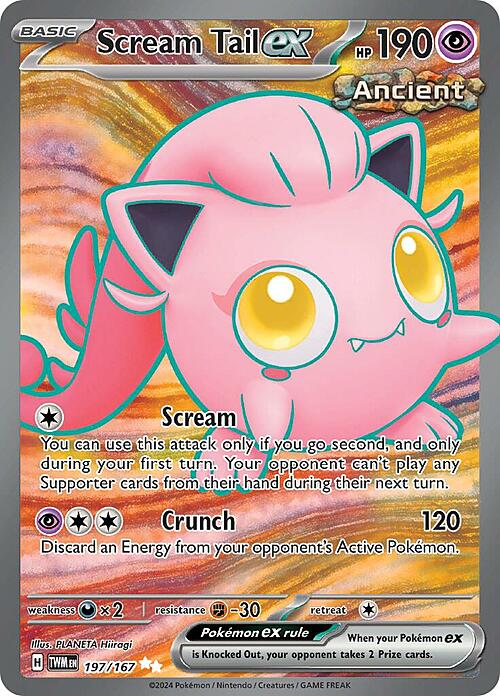 Scream Tail ex Card Front