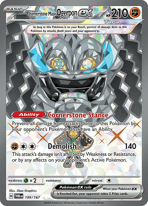 Cornerstone Mask Ogerpon ex Card Front