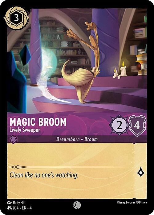 Magic Broom - Lively Sweeper Card Front