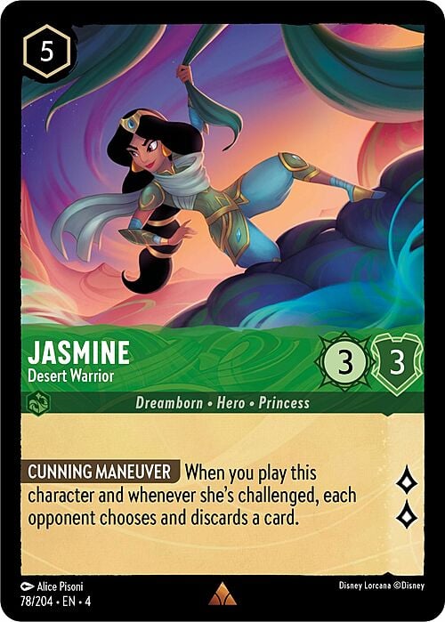 Jasmine - Desert Warrior Card Front