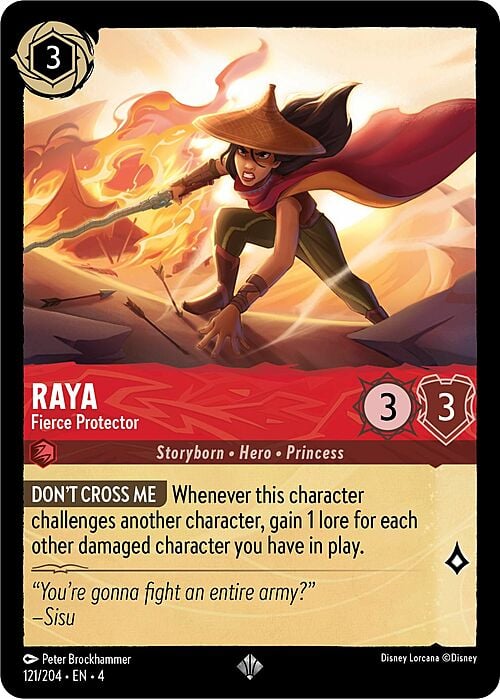 Raya - Fierce Protector Card Front