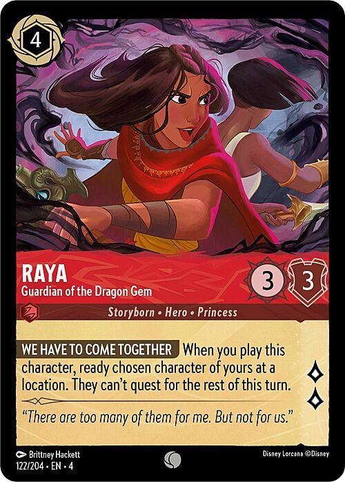 Raya - Guardiana della Gemma Drago Card Front