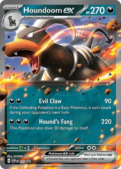 Houndoom ex Frente