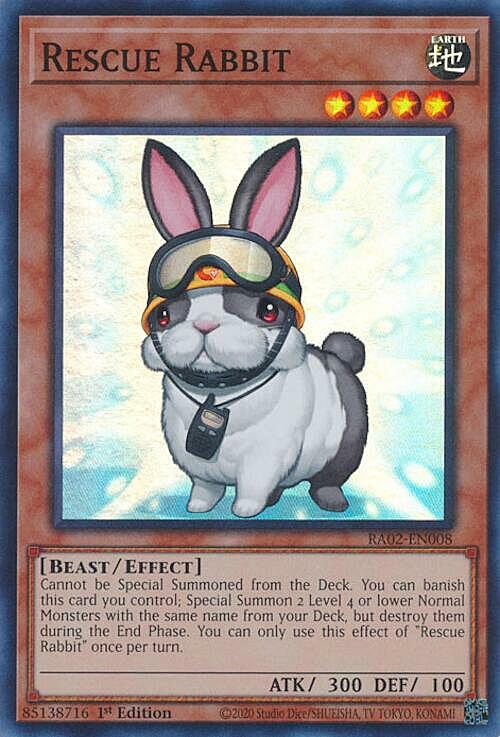 Rescue Rabbit Card Front