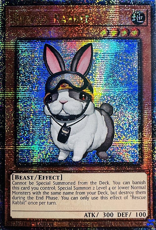 Rescue Rabbit Card Front