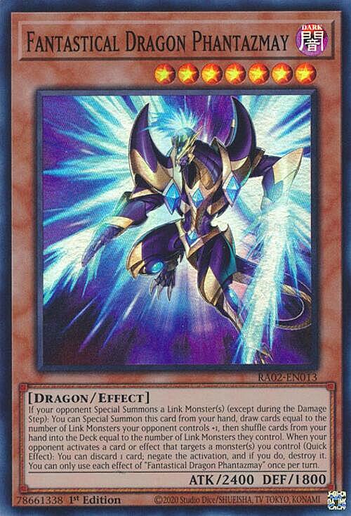 Fantastical Dragon Phantazmay Card Front