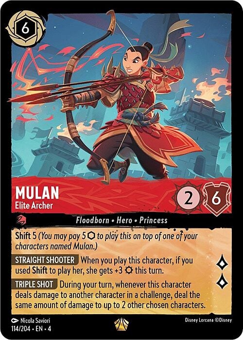 Mulan - Arciera d'Elite Card Front