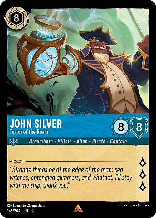 John Silver - Terror of the Realm Card Front