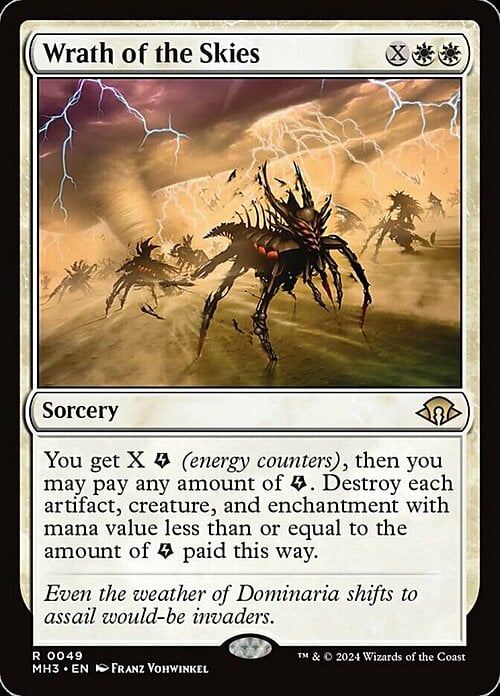 Wrath of the Skies Card Front