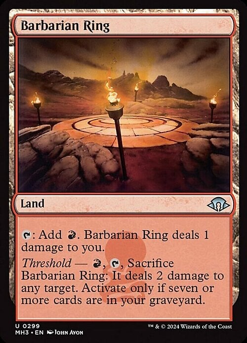 Barbarian Ring Card Front