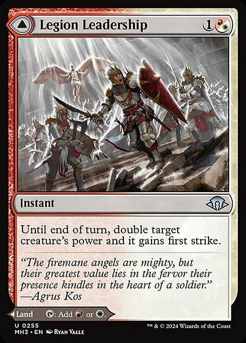 Legion Leadership // Legion Stronghold Card Front