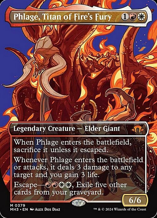 Phlage, Titan of Fire's Fury Card Front