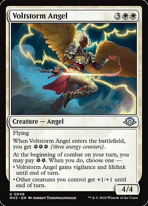 Voltstorm Angel Card Front