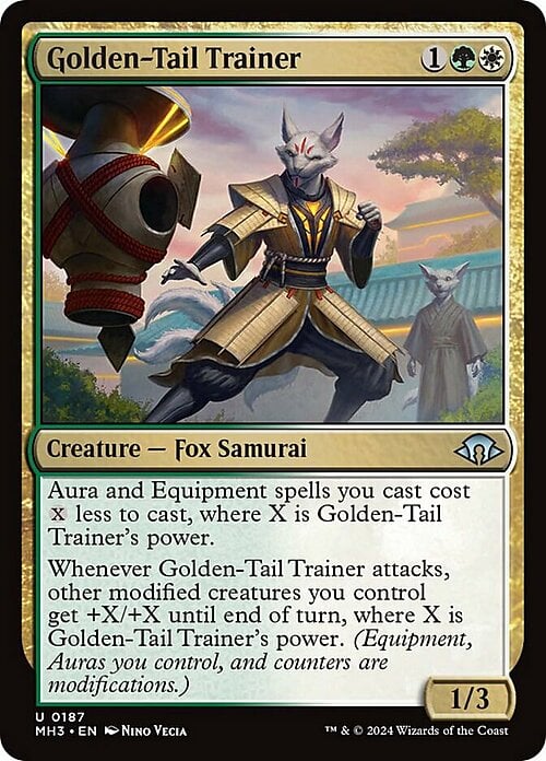 Golden-Tail Trainer Card Front