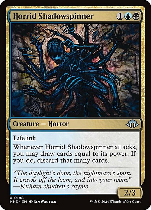 Horrid Shadowspinner Card Front