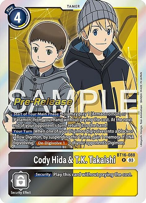 Cody Hida & T.K. Takaishi Frente