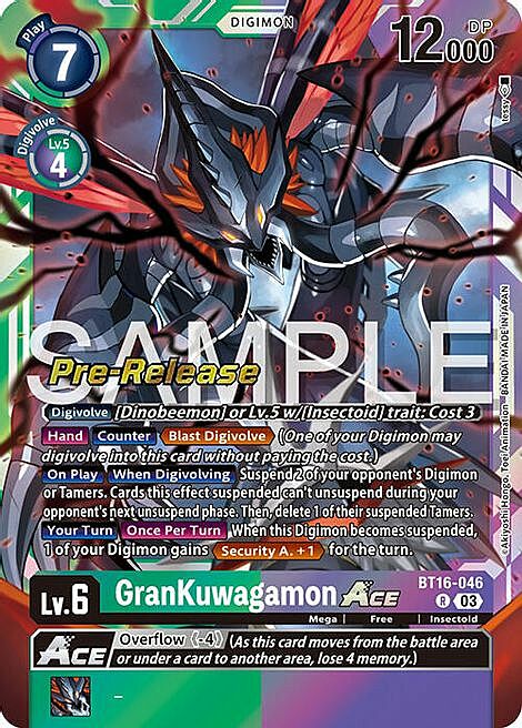 GranKuwagamon Ace Card Front