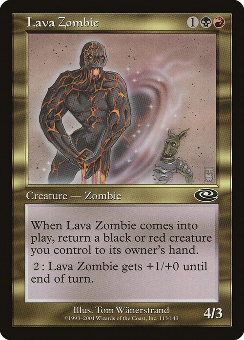 Lava Zombie Card Front