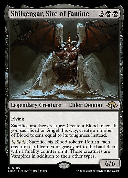 Shilgengar, Sire of Famine Card Front