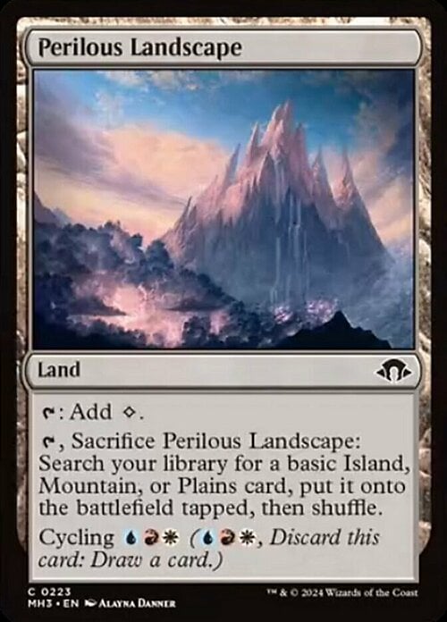 Perilous Landscape Card Front