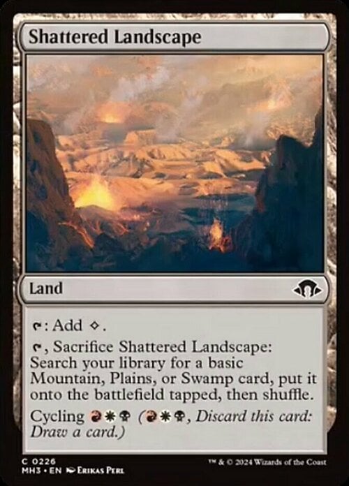 Shattered Landscape Card Front