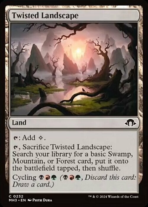 Twisted Landscape Card Front