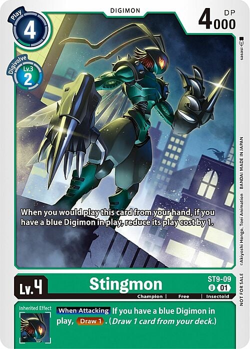 Stingmon Card Front