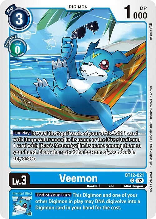 Veemon Frente